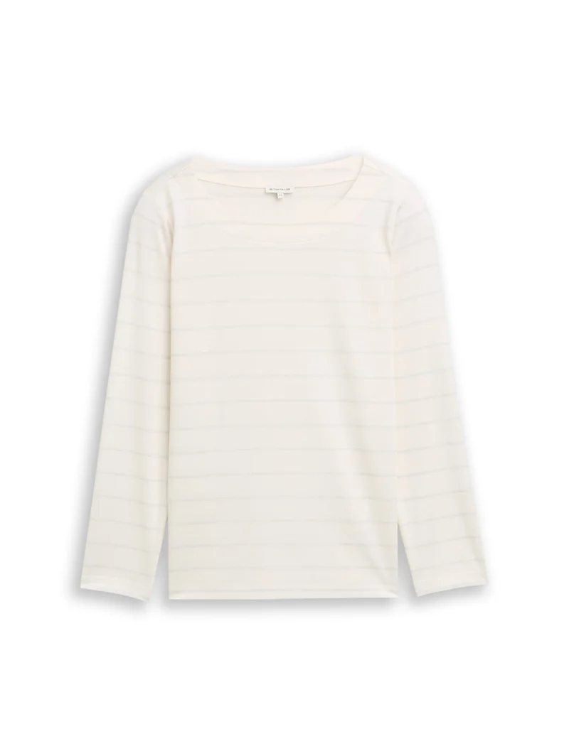Plus Size - Langarmshirt mit Glitzer-Effekt