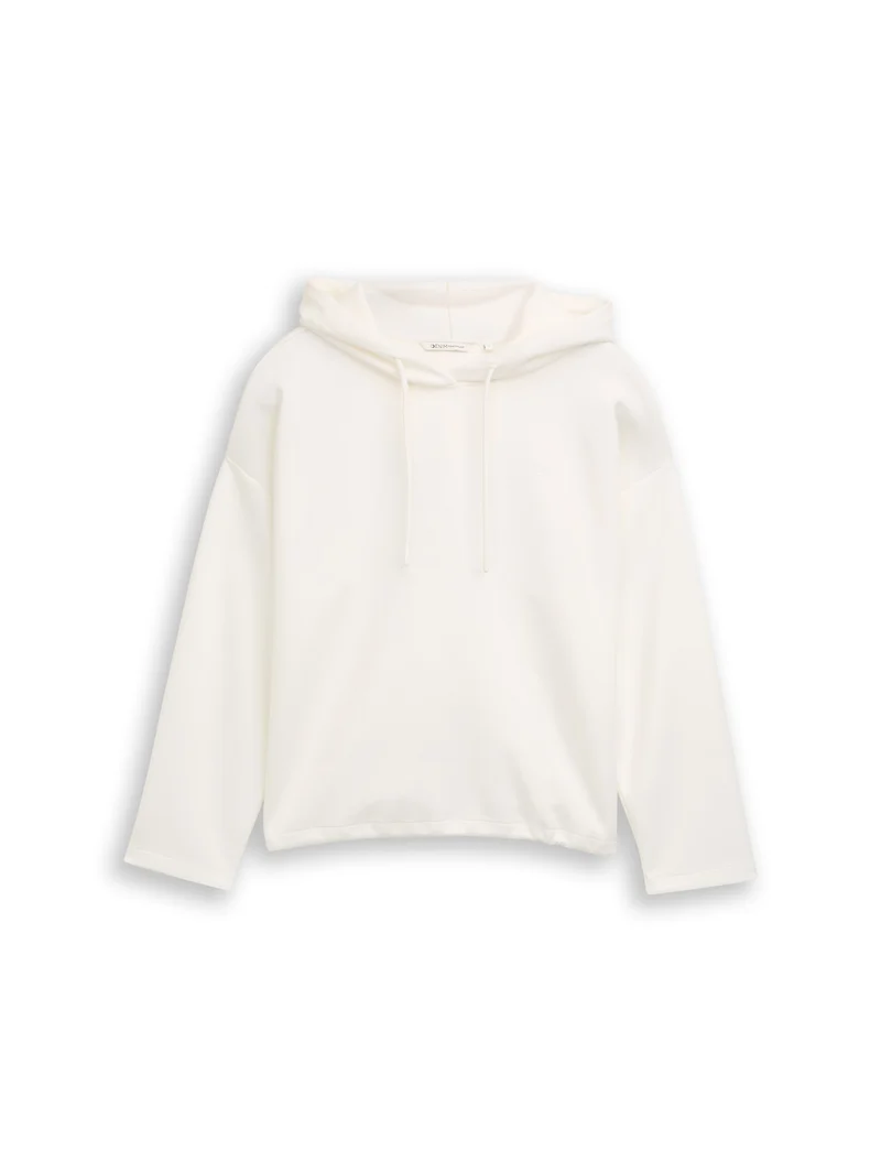 Loose Fit Scuba Hoodie Sweatshirt