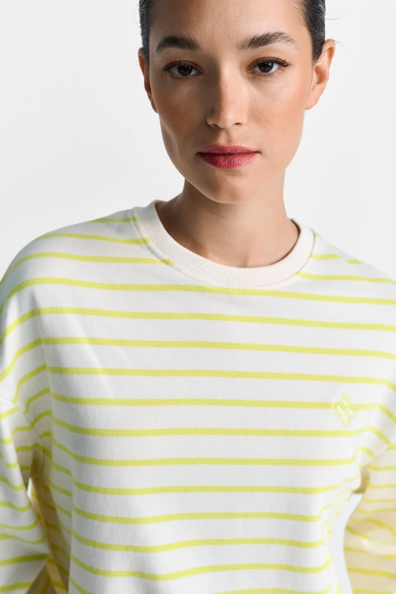O Striped Sweatshirt