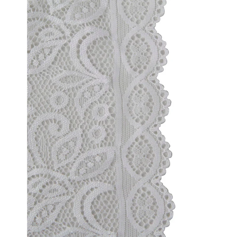 SUBBLIME - 953850 SPITZEN-BODYSUIT WEISS S/M
