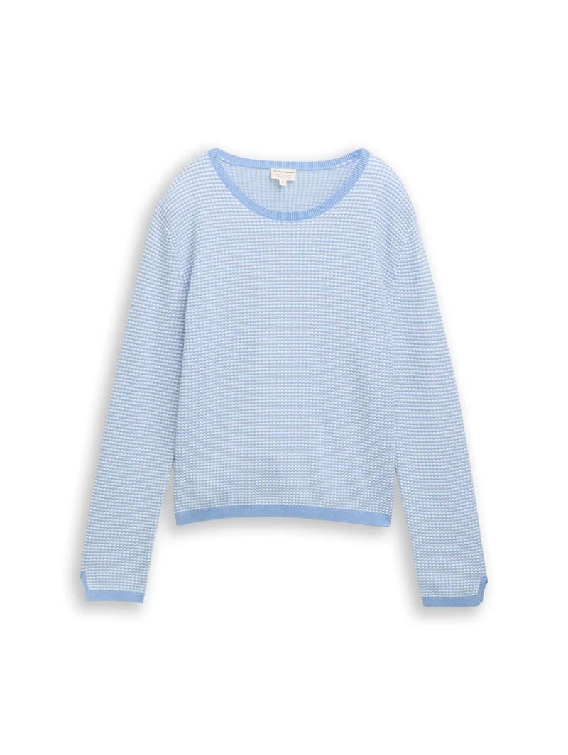 Strickpullover mit Struktur