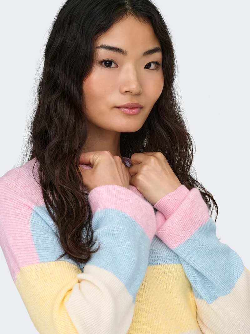ONLATIA L/S STRIPE PULLOV KNT NOOS
