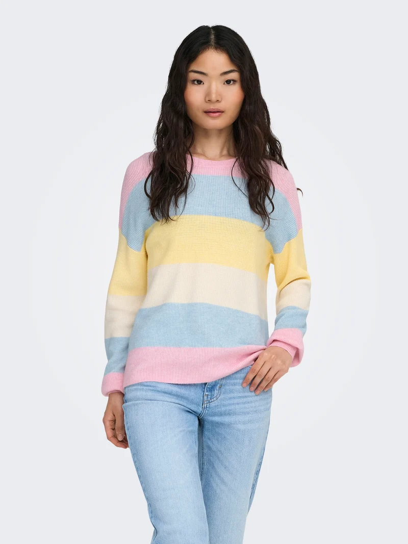 ONLATIA L/S STRIPE PULLOV KNT NOOS