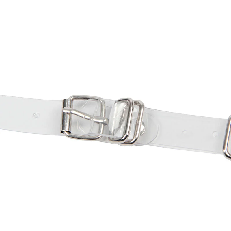 SUBBLIME – Brustgurt mit Ringen & Ketten Silber - One Size
