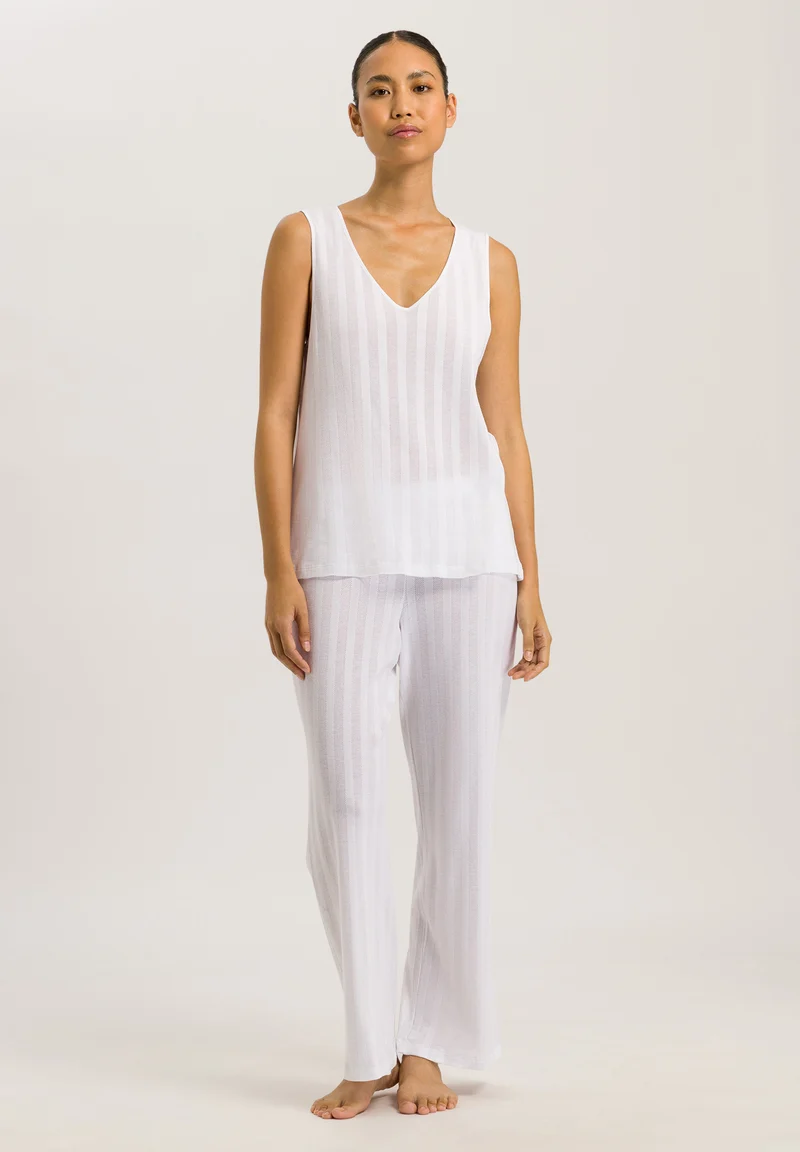 Simone Sleeveless Pajama Pants 3/4 Length