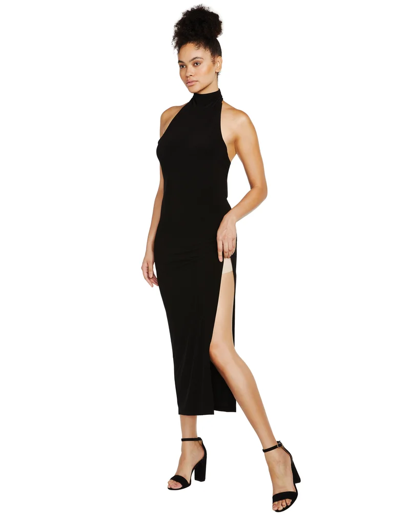 Naomi & Nicole Shapewear - Sidekick Shaping-Shorts mit schrägem Saum und hoher Taille, Schwarz