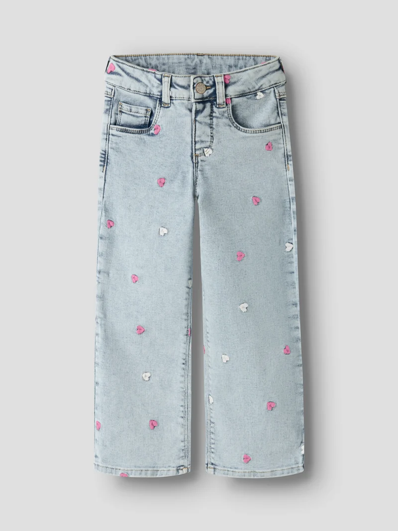 NMFROSE WIDE EMB JEANS 2633-FR NOOS