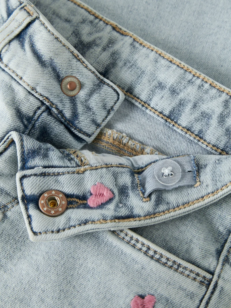 NMFROSE WIDE EMB JEANS 2633-FR NOOS