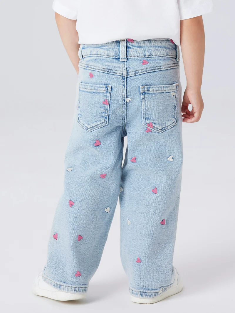 NMFROSE WIDE EMB JEANS 2633-FR NOOS