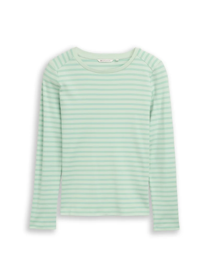 Langarmshirt mit Streifenmuster