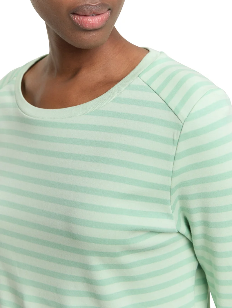 Langarmshirt mit Streifenmuster