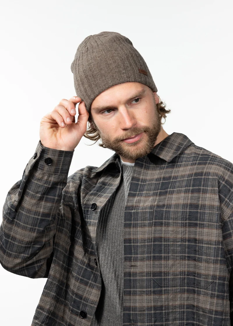 Haakon Beanie, heather brown