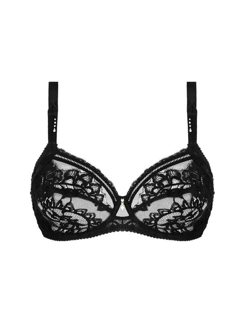 Lise Charmel – Desirs De Venise 3-teiliger Vollschalen-BH Noir