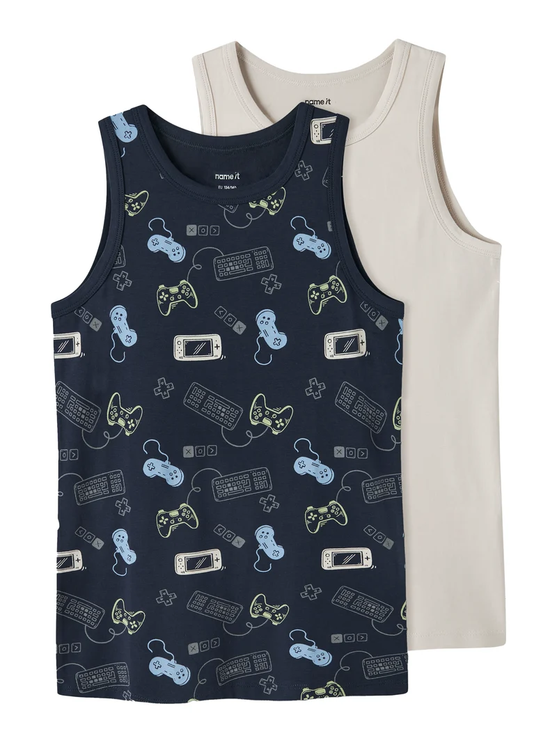 NKMTANK TOP 2P NAVY GAMER NOOS