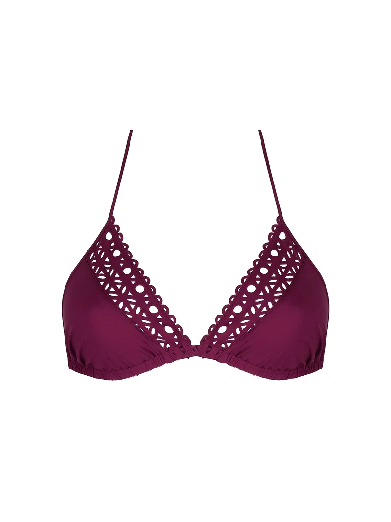 Lise Charmel Bademode - Ajourage Couture Weich Gepolsterter Triangel-Bikini Ajourage Pflaume