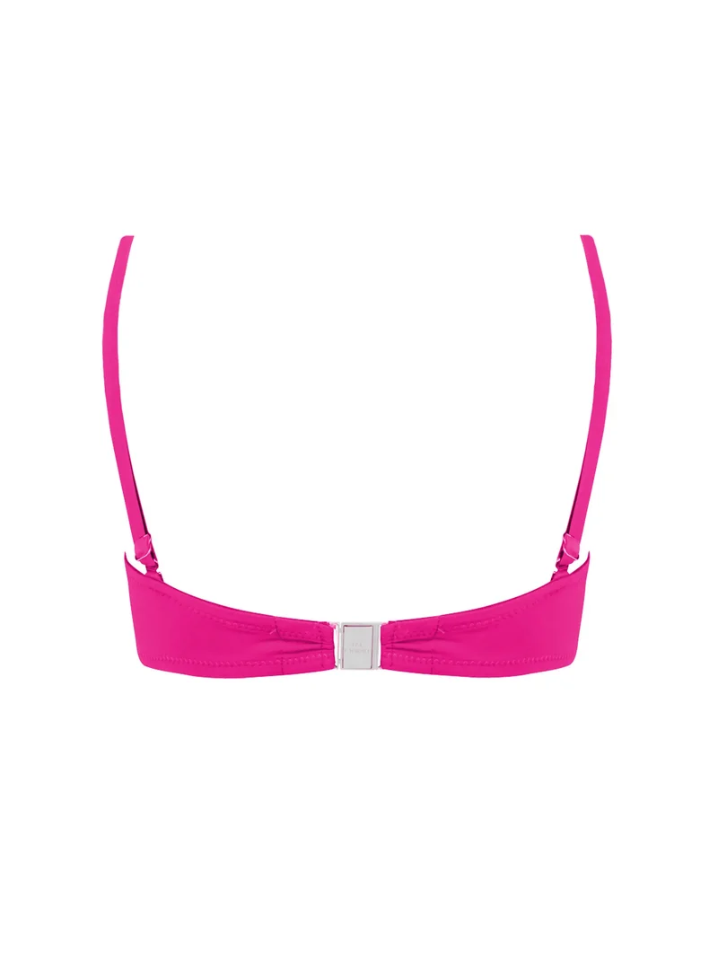 Lise Charmel Bademode - Ajourage Couture Gepolsterter Trägerloser Bikini Ajourage Fuchsia