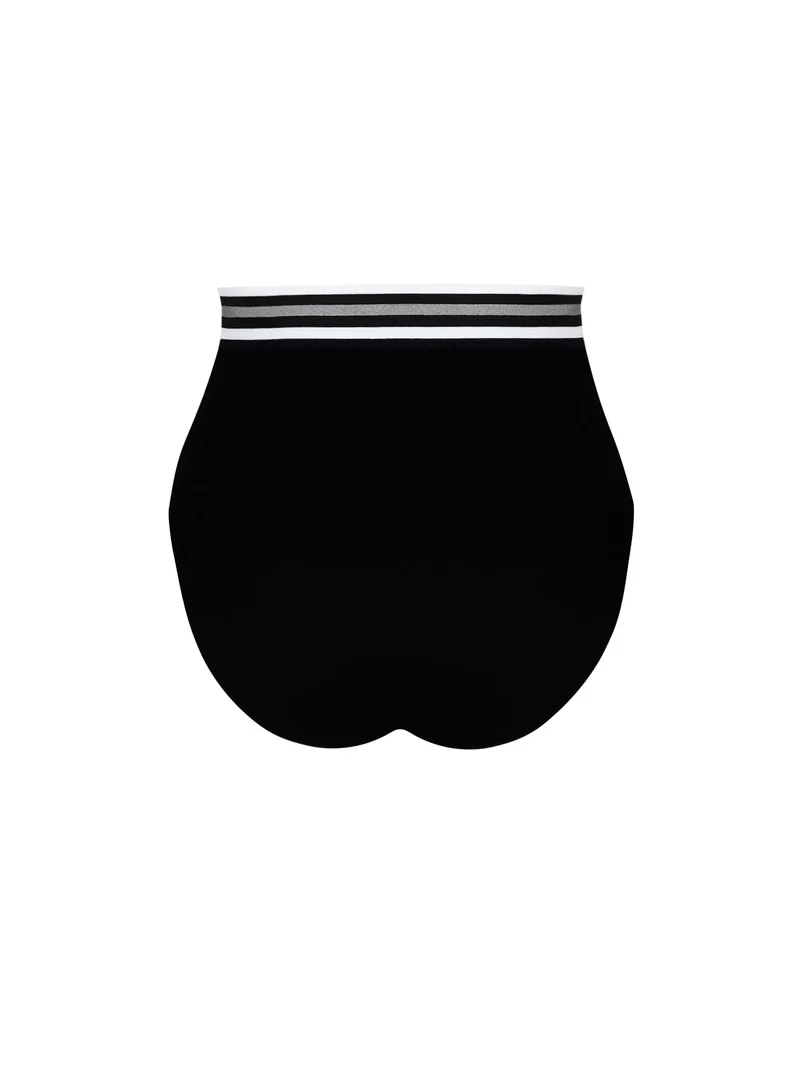 Lise Charmel Bademode - Energie Nautique High Waist Bikini Noir Silver