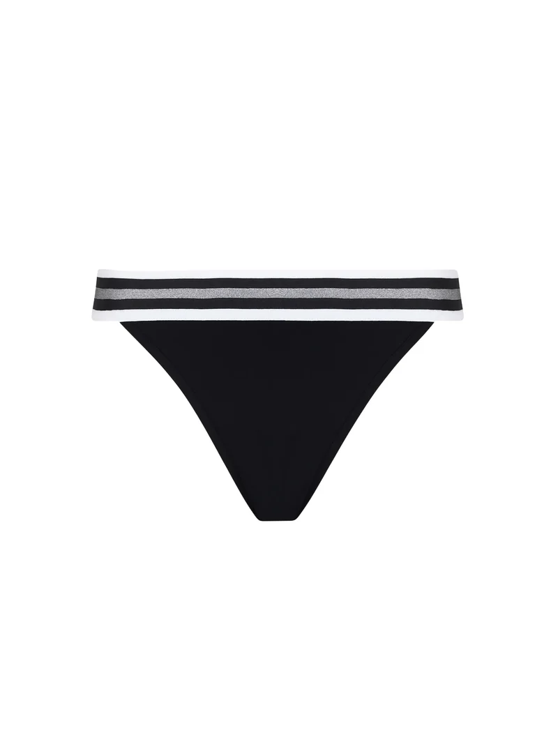 Lise Charmel Bademode - Energie Nautique Brazilian Low Waist Bikini Noir Silver