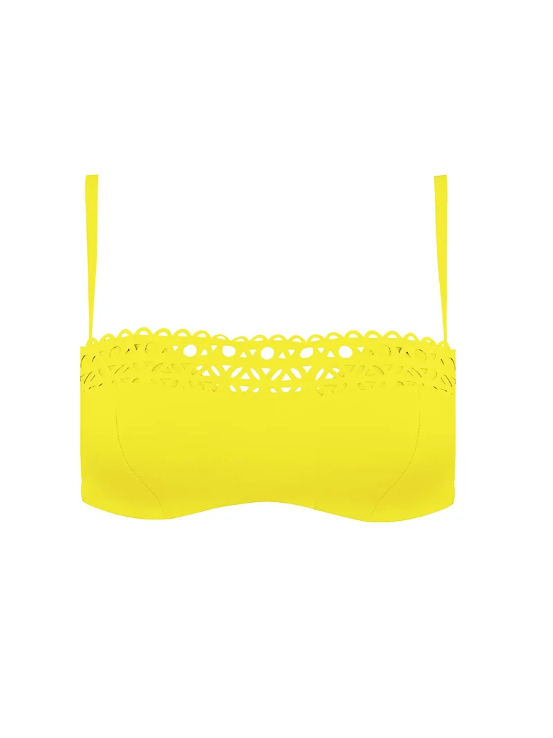 Lise Charmel Bademode - Ajourage Couture Padded Strapless Ajourage Jaune