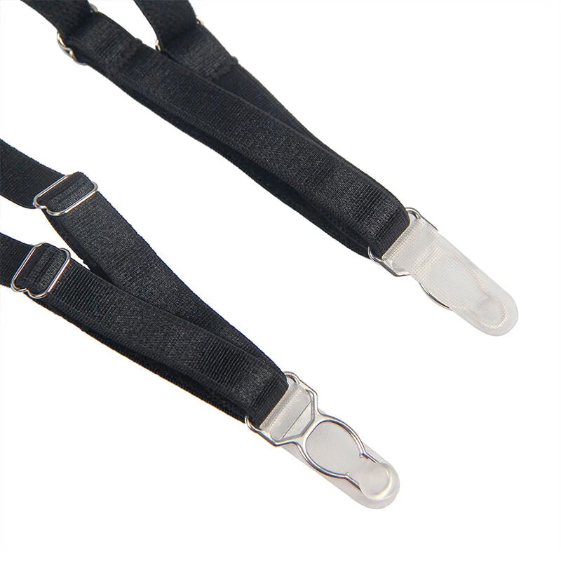 SUBBLIME - 954147 BODY MIT STRUMPFGÜRTEL SCHWARZ S/M