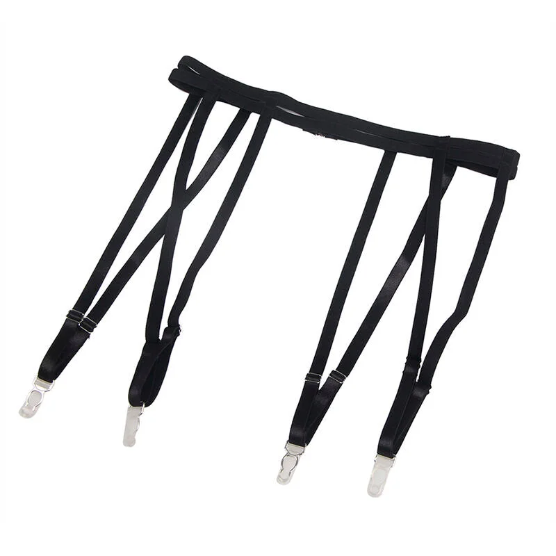 SUBBLIME - 954147 BODY MIT STRUMPFGÜRTEL SCHWARZ S/M