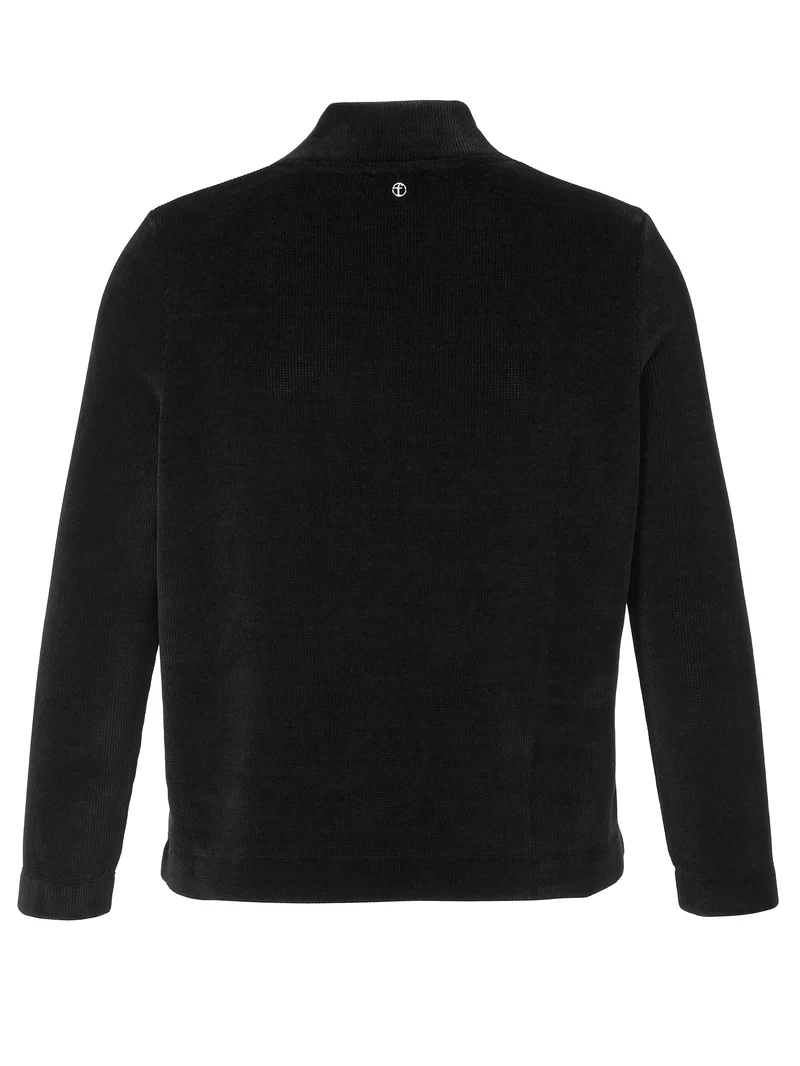Sweatshirt V-Ausschnitt 1/1 Arm Reißverschluß