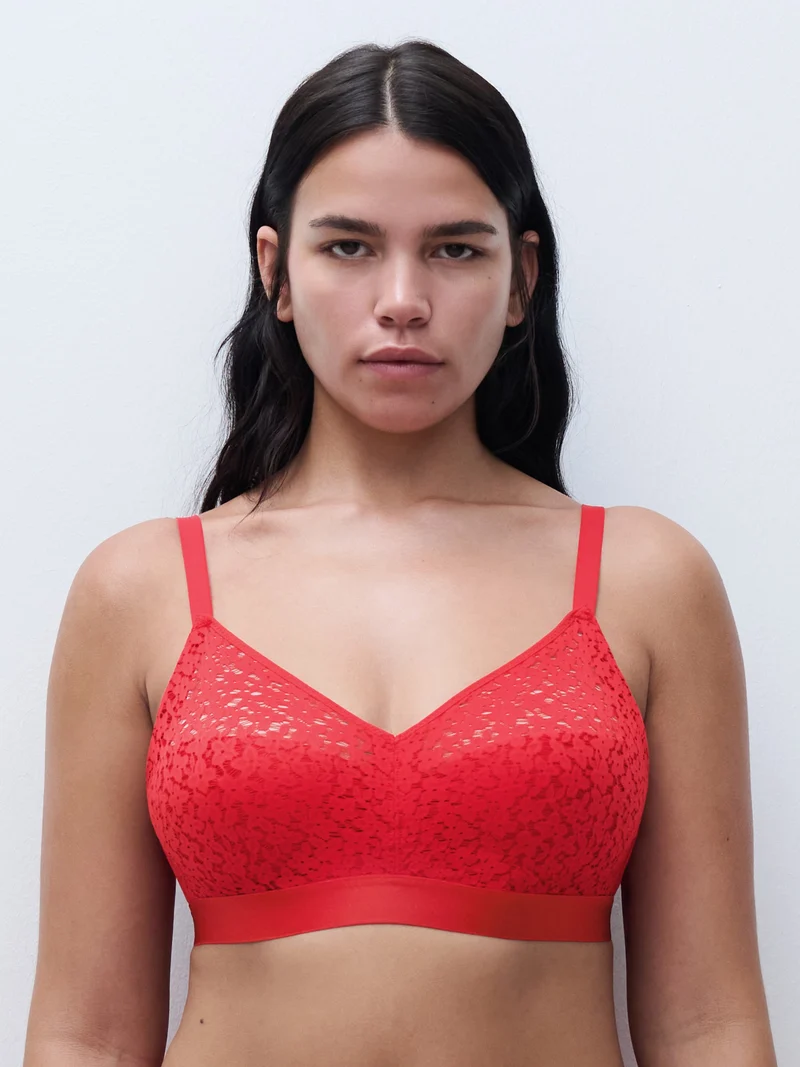 Chantelle EasyFeel – Norah Bügelloser Stütz-BH Mohnrot
