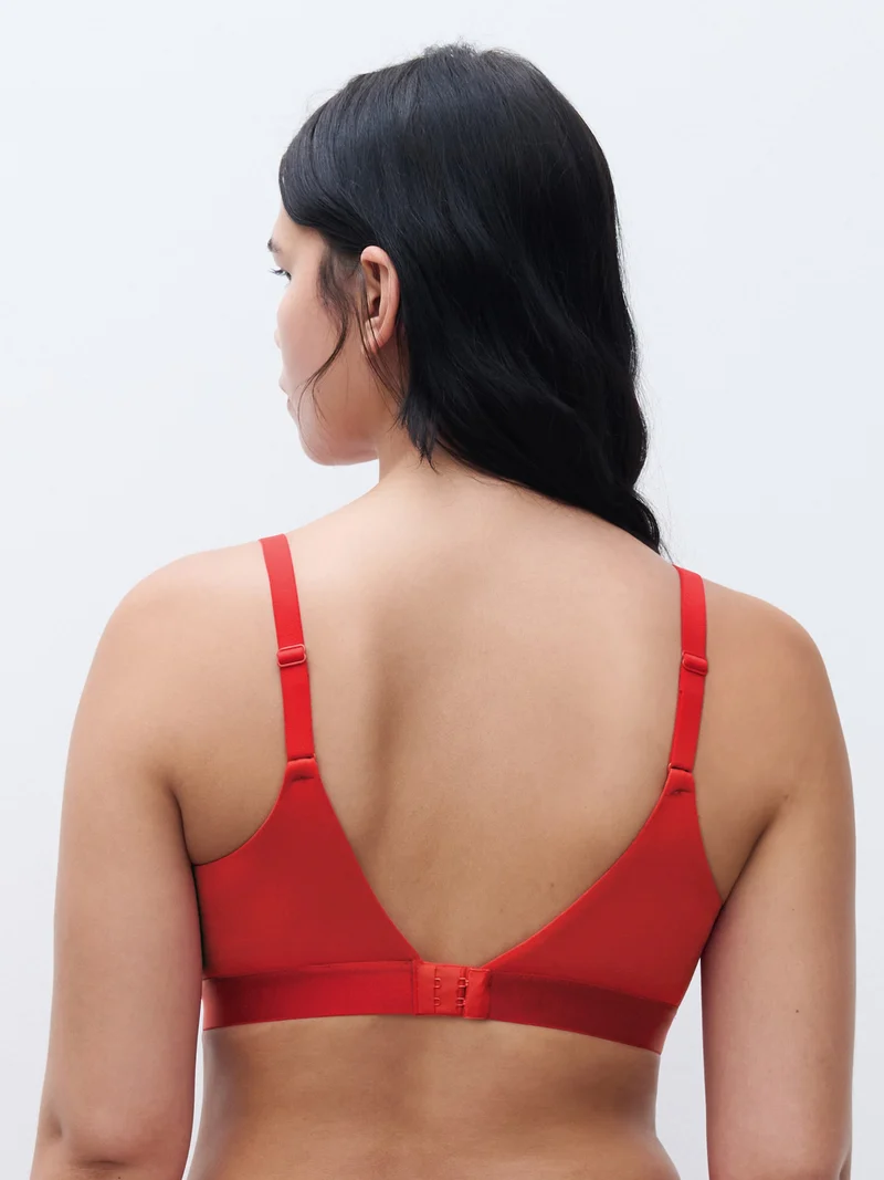 Chantelle EasyFeel – Norah Bügelloser Stütz-BH Mohnrot