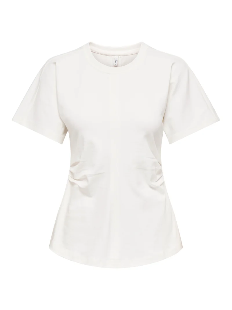 ONLMARIE LIFE S/S RUCHING TOP JRS NOOS