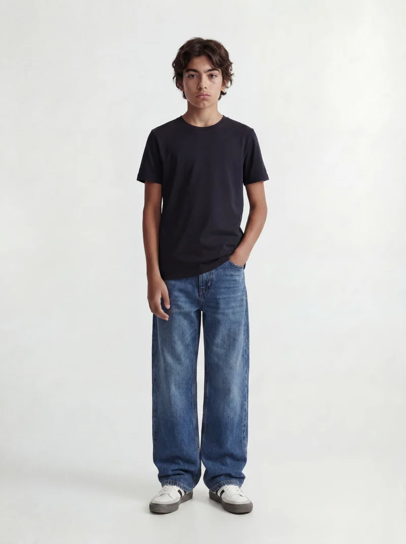 JJEORGANIC BASIC TEE SS O-NECK NOOS JNR