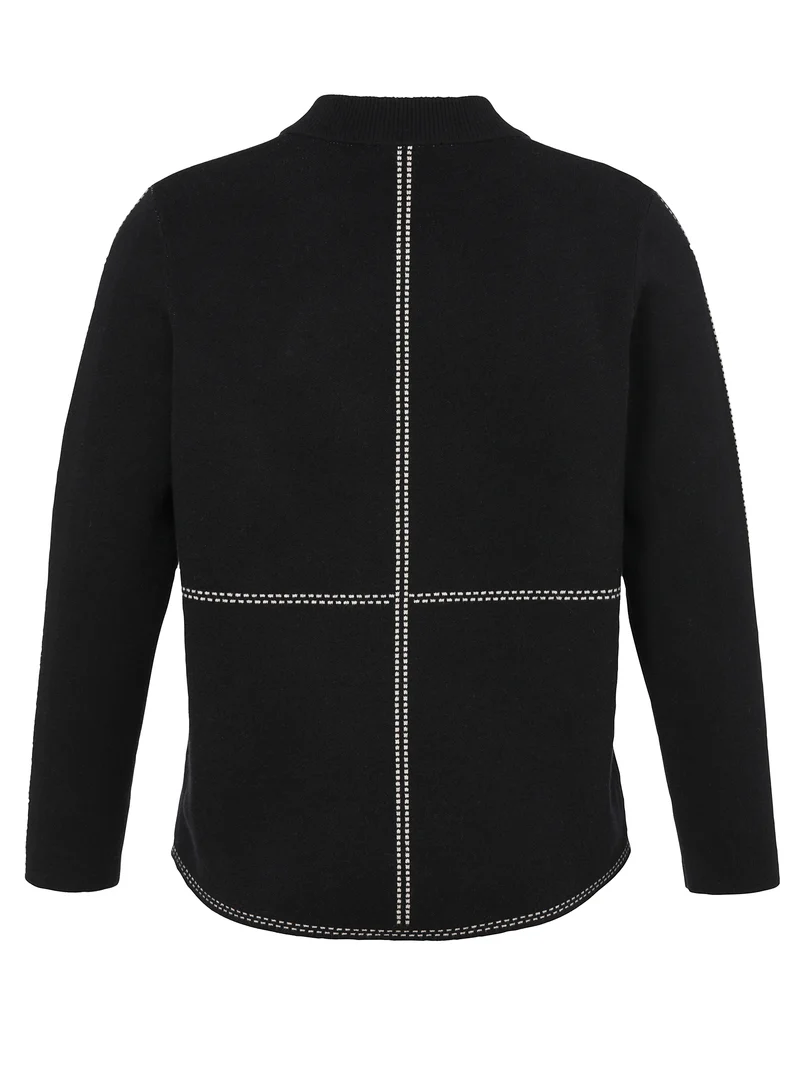 Jacke Rundhals 1/1 Arm Knöpfe