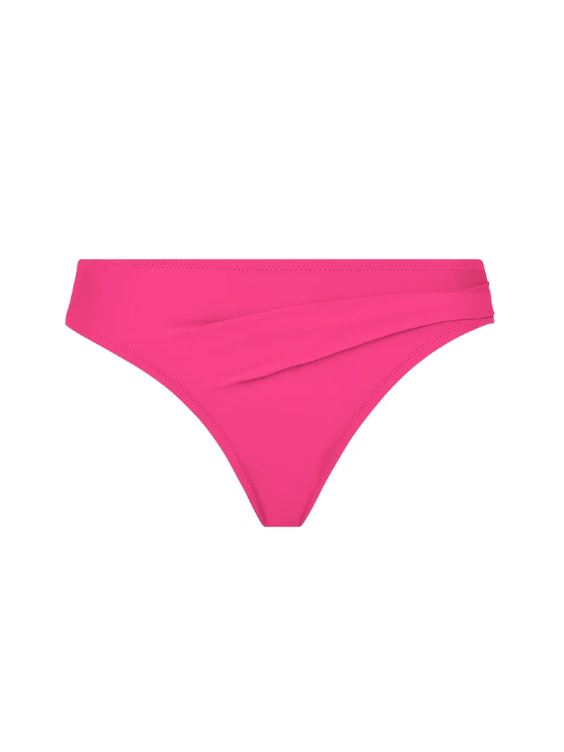 Antigel-Badebekleidung von Lise Charmel – La Chiquissima Bikini-Slip mit breiter Seite und Unterseite, Azalée Chic