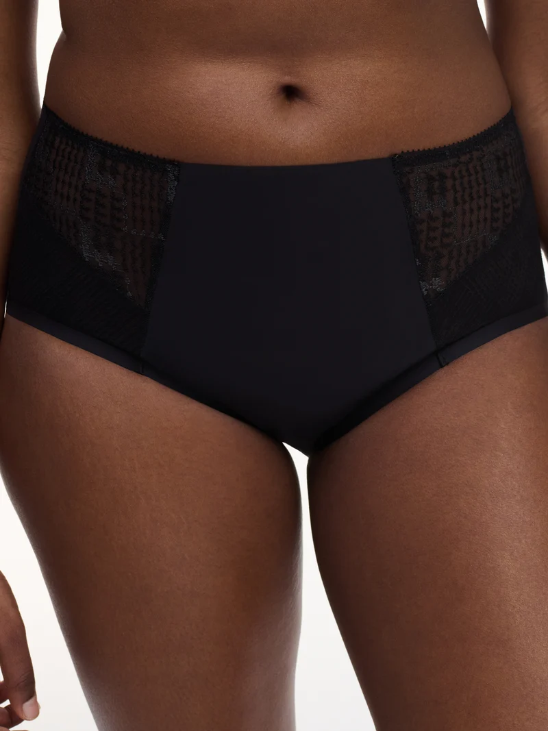Chantelle - Intrigue High-Waist Support Full Brief Schwarz