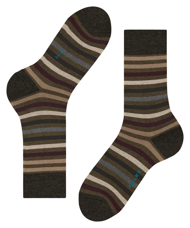 FALKE Tinted Stripe Herren Socken