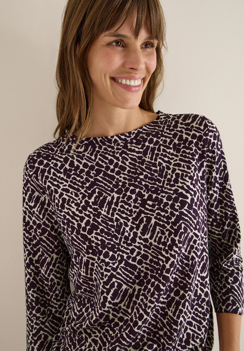 Shirt mit Minimal Print