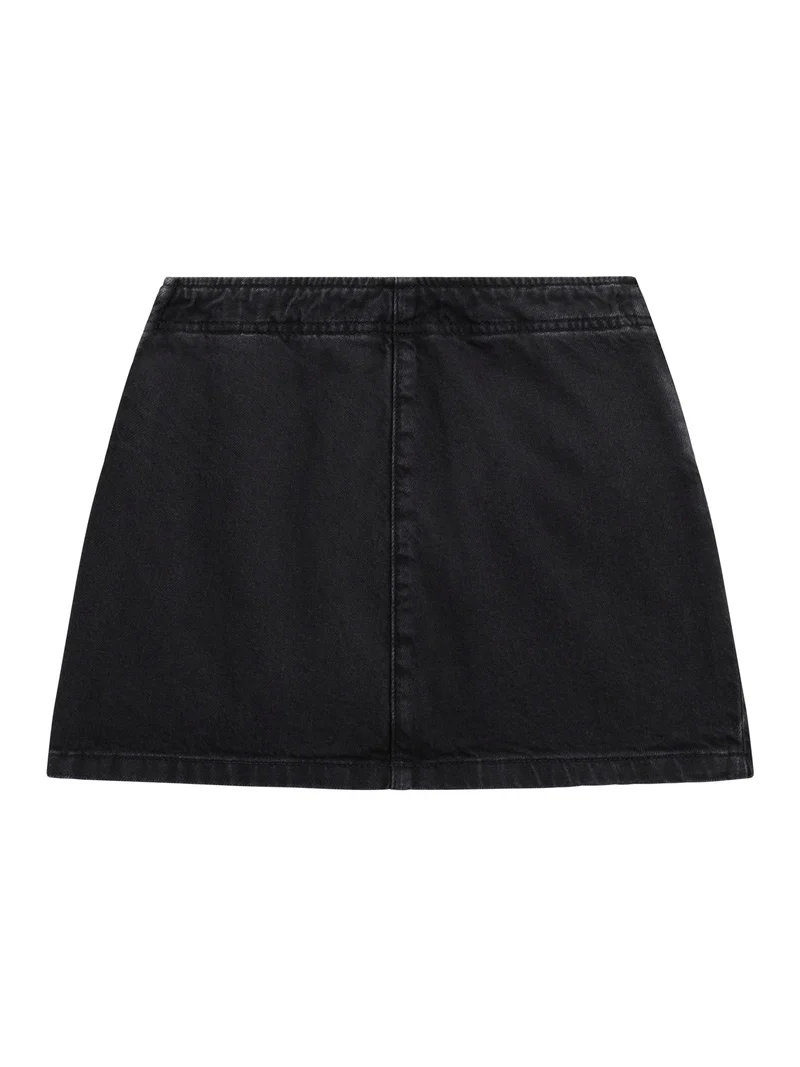 SKIRT BLACK RIGID DENIM
