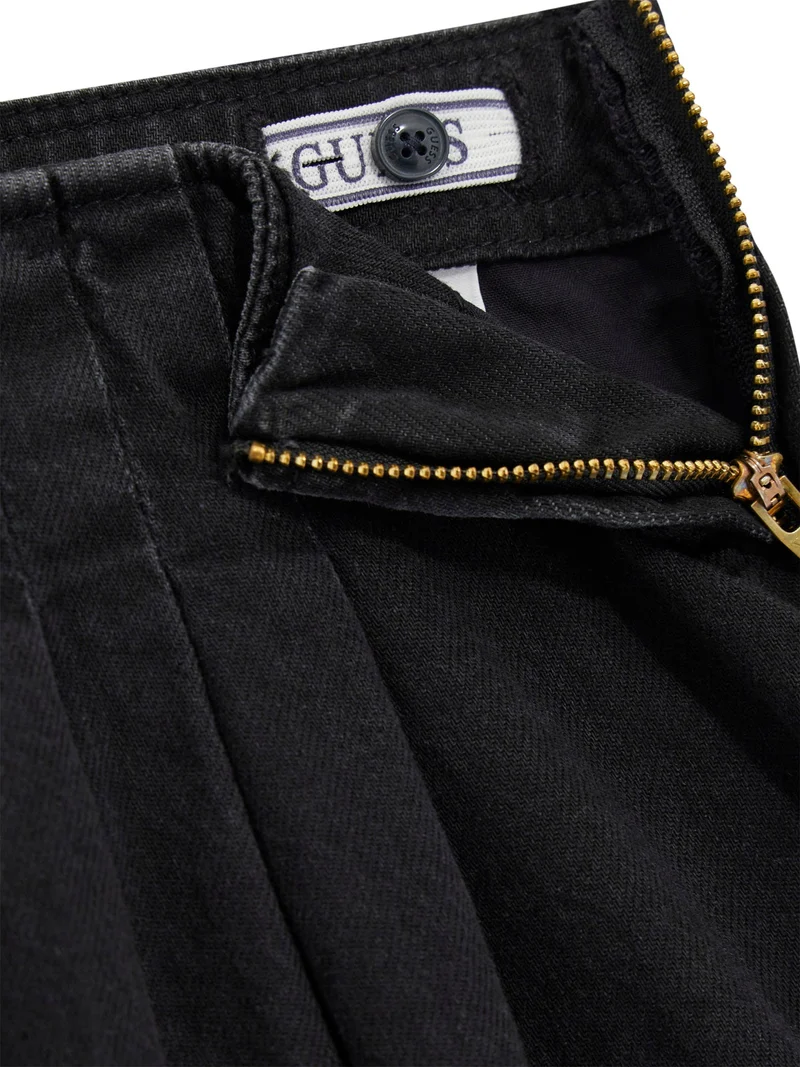 SKIRT BLACK RIGID DENIM