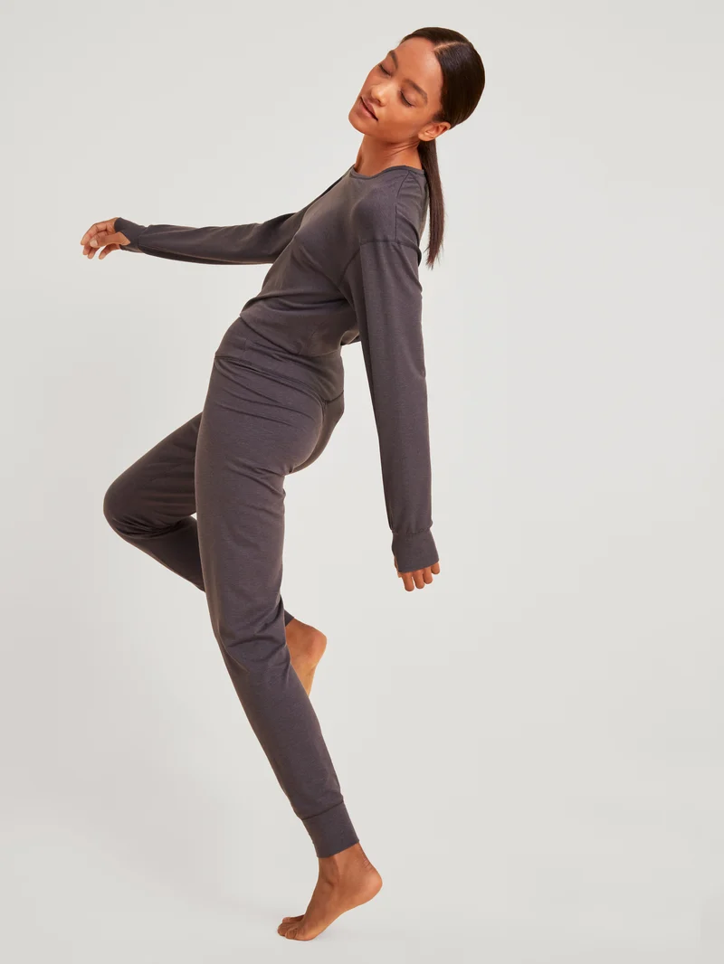 WOMEN Pyjamahose mit Bündchen