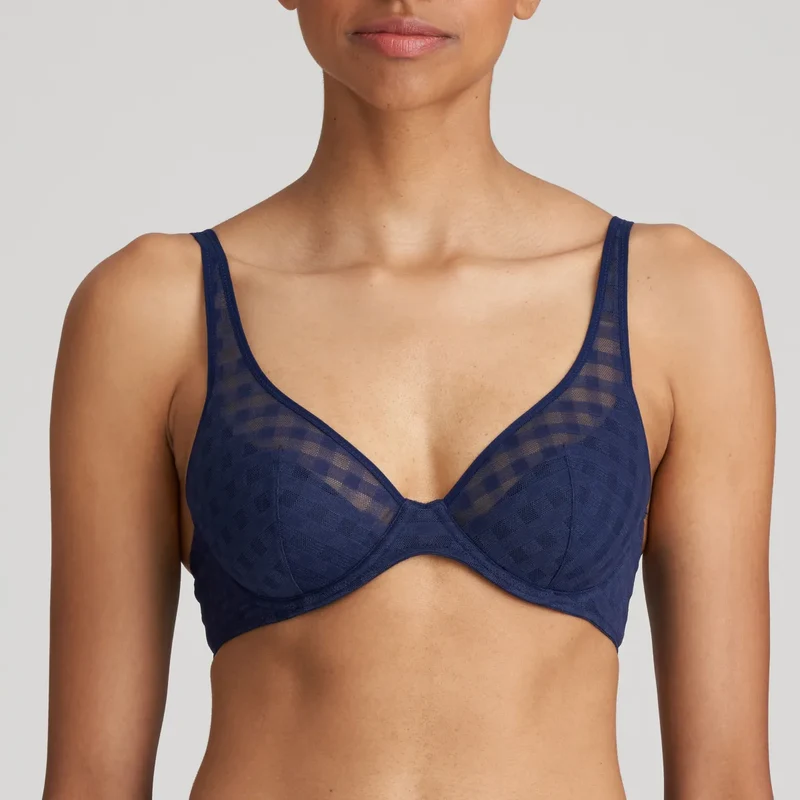 Marie Jo - Jereme Halbwattierter Plunge-BH Saphirblau