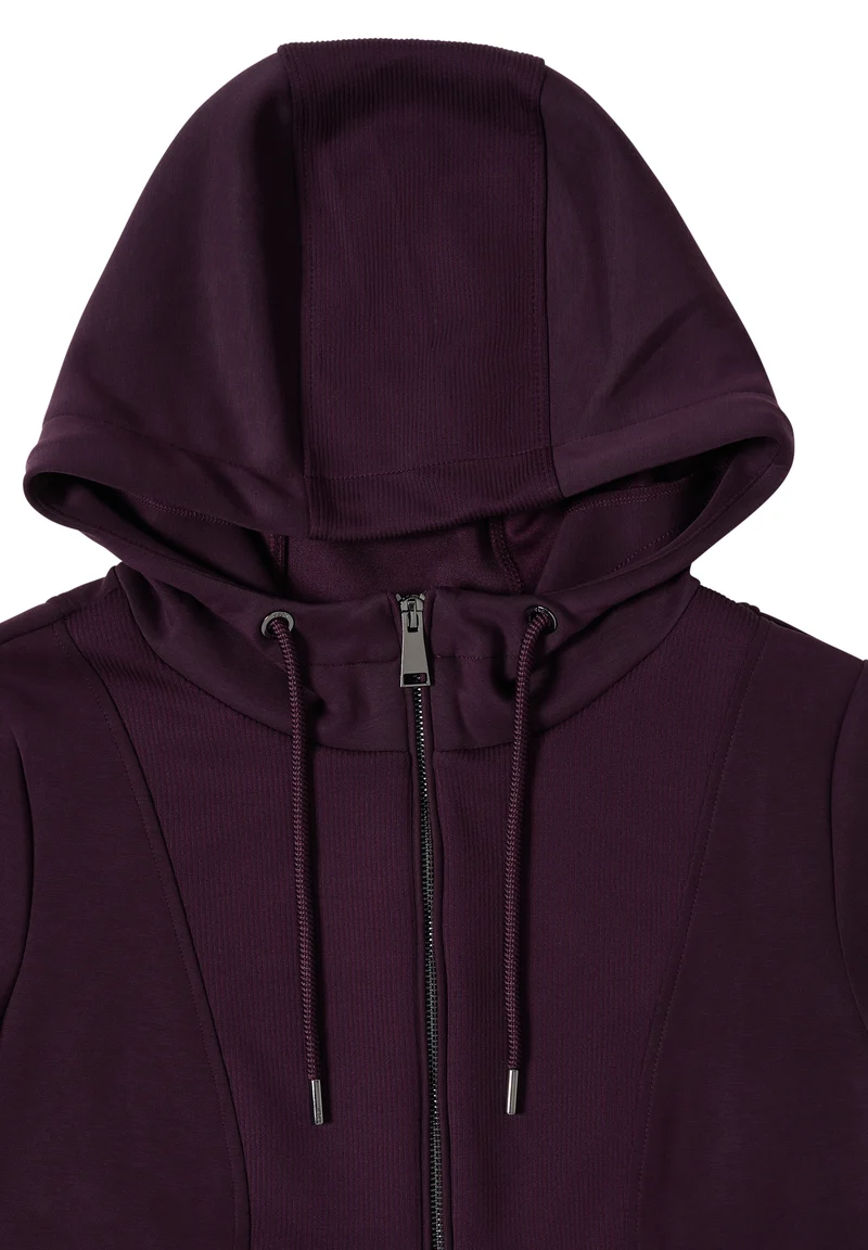 Troyer-Sweatshirt mit Kapuze