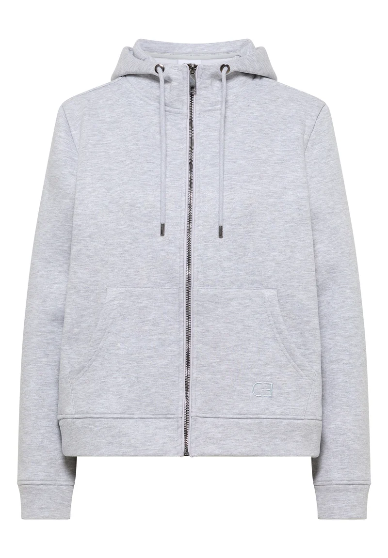Glitzernde Hoodie Sweatjacke