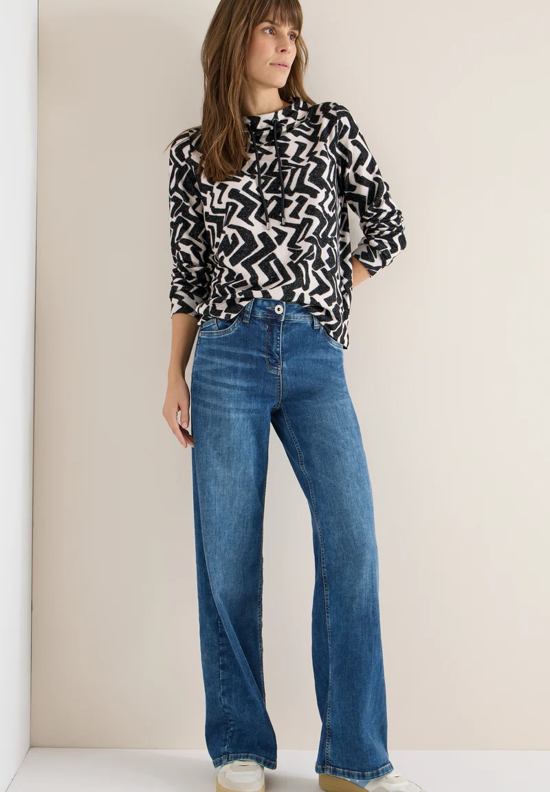 Cosy Shirt mit Grafikmuster