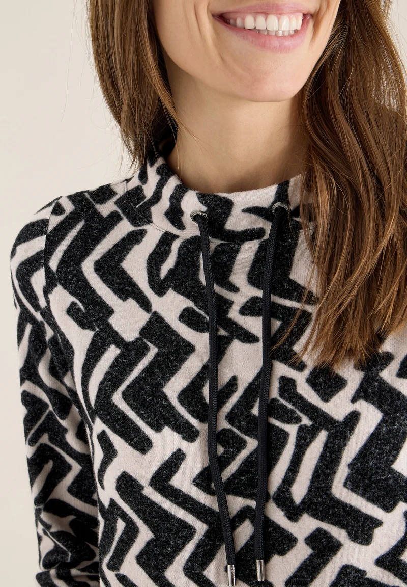 Cosy Shirt mit Grafikmuster