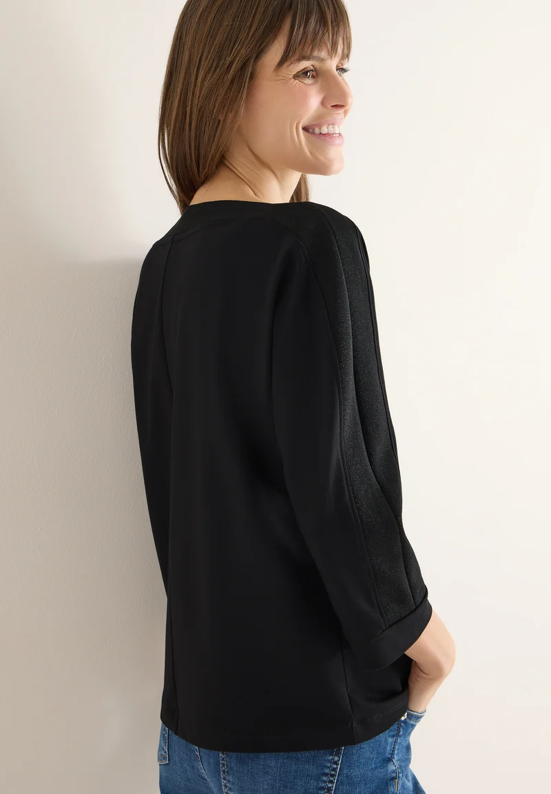 Batwing Shirt mit Tape