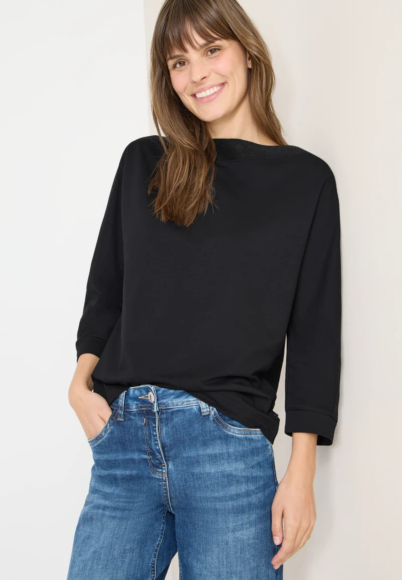 Batwing Shirt mit Tape
