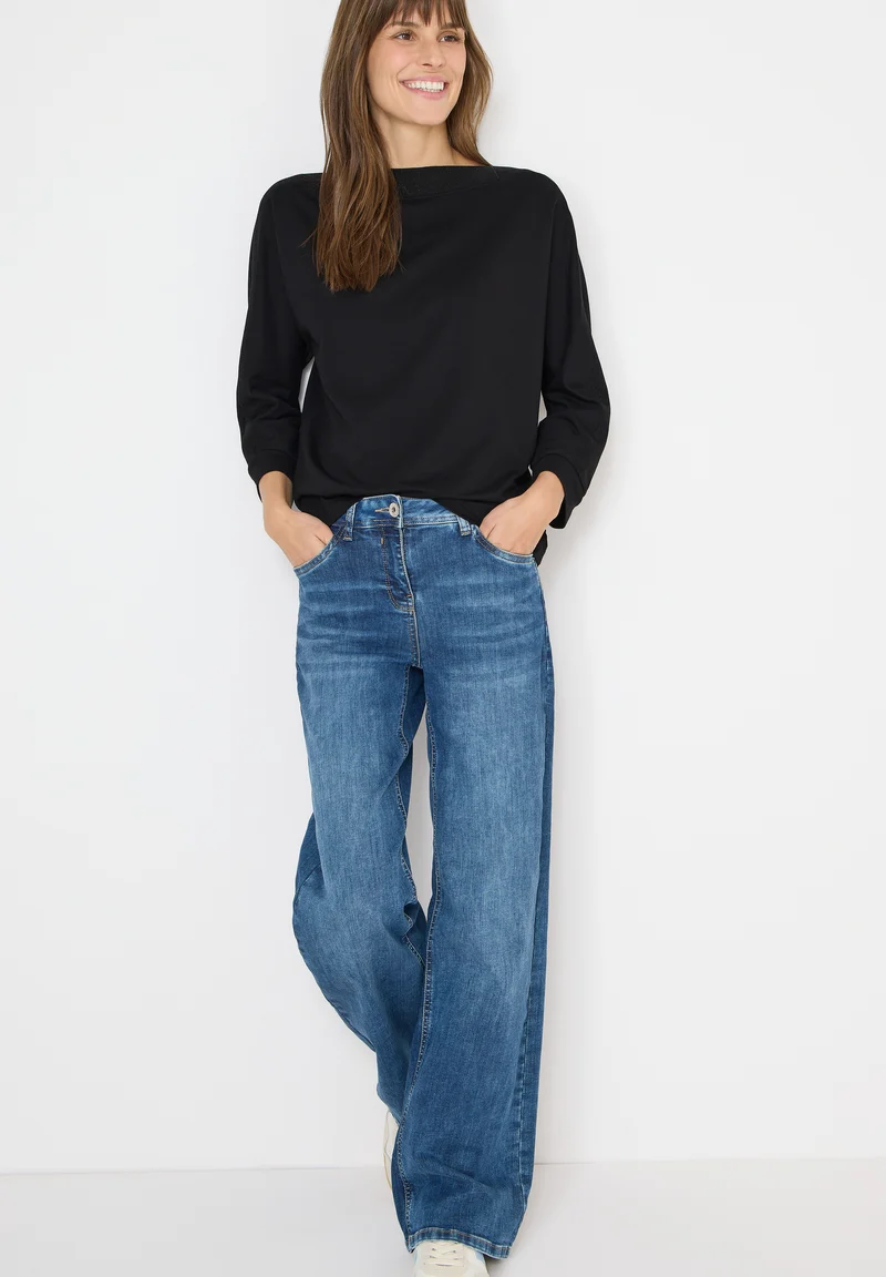 Batwing Shirt mit Tape