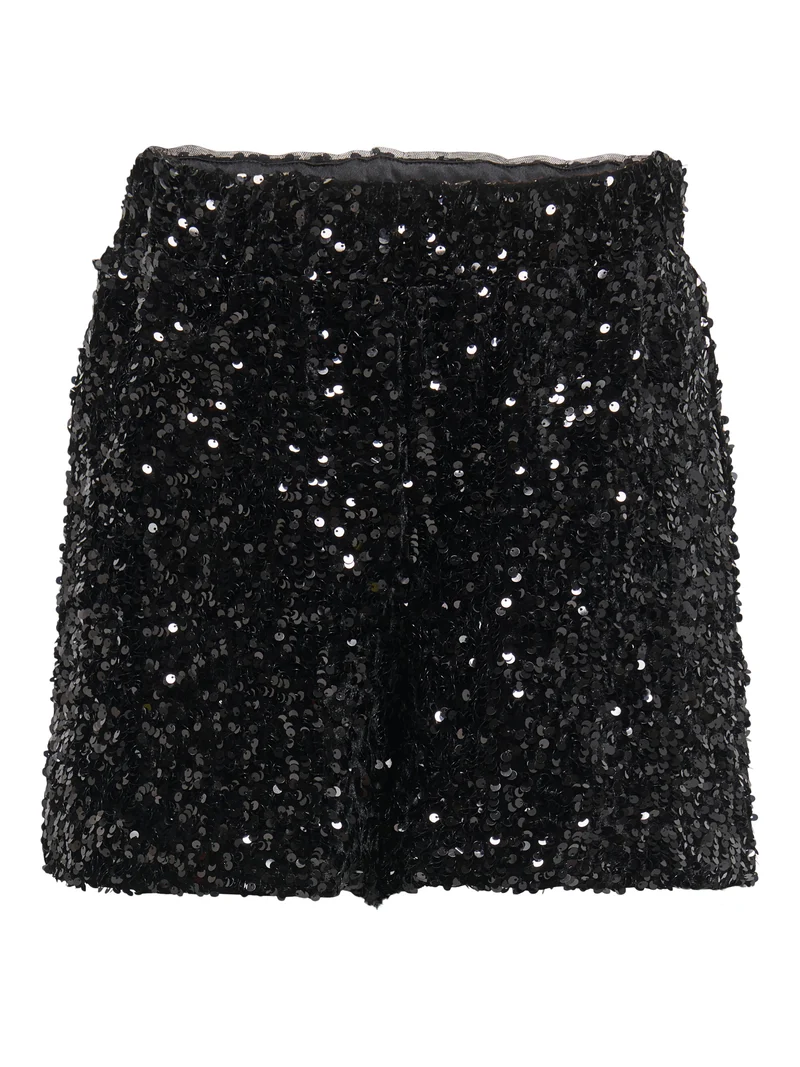 ONLCONFIDENCE NEW SEQUINS SHORTS JRS