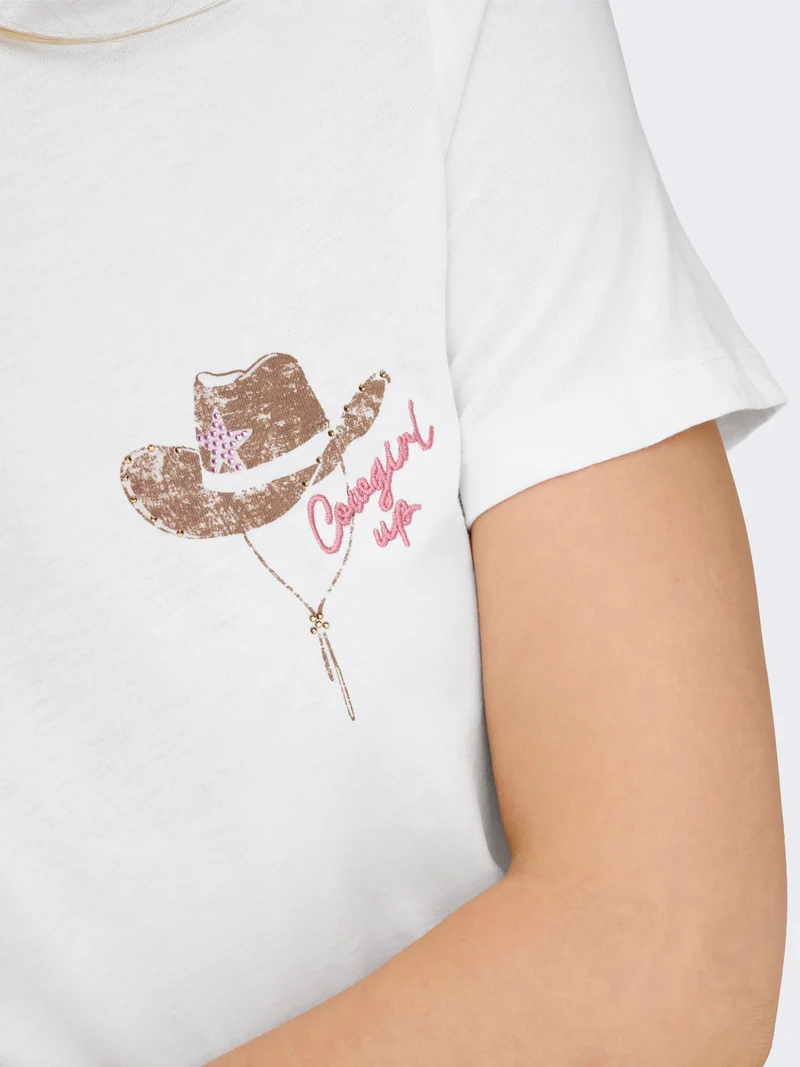 ONLKITA LIFE REG S/S TEXANA TOP BOX JRS