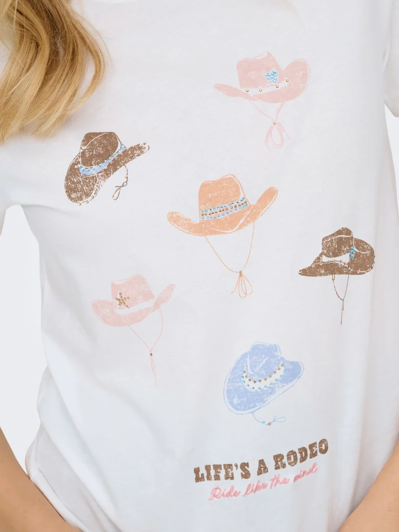 ONLKITA LIFE REG S/S TEXANA TOP BOX JRS