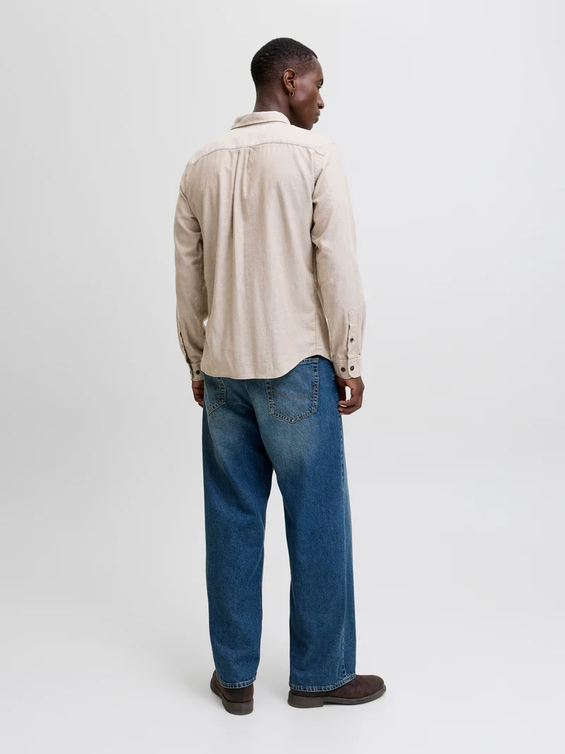 JJECLASSIC MELANGE SHIRT L/S NOOS